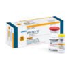 BLINCYTO (blinatumomab) vial and packaging. BLINCYTO is a prescription medication used for the treatment of relapsed or refractory B-cell precursor acute lymphoblastic leukemia (ALL). It is a bispecific T-cell engager (BiTE) that targets CD19 on leukemia cells and CD3 on T-cells to facilitate the destruction of cancer cells. The product comes as an injectable solution for intravenous infusion, requiring careful handling and administration in a healthcare setting.