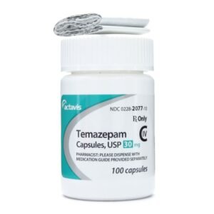 Buy Temazepam 30mg UK is a medication in the benzodiazepine class that is primarily used to treat insomnia, particularly when someone has difficulty falling or staying asleep. It has sedative, anxiolytic, and muscle relaxant properties. "Temazepam 30mg capsules: Oblong, colored (typically white or yellow, depending on the manufacturer), with an imprint indicating dosage and manufacturer. Designed for oral administration, used as a short-term treatment for insomnia.